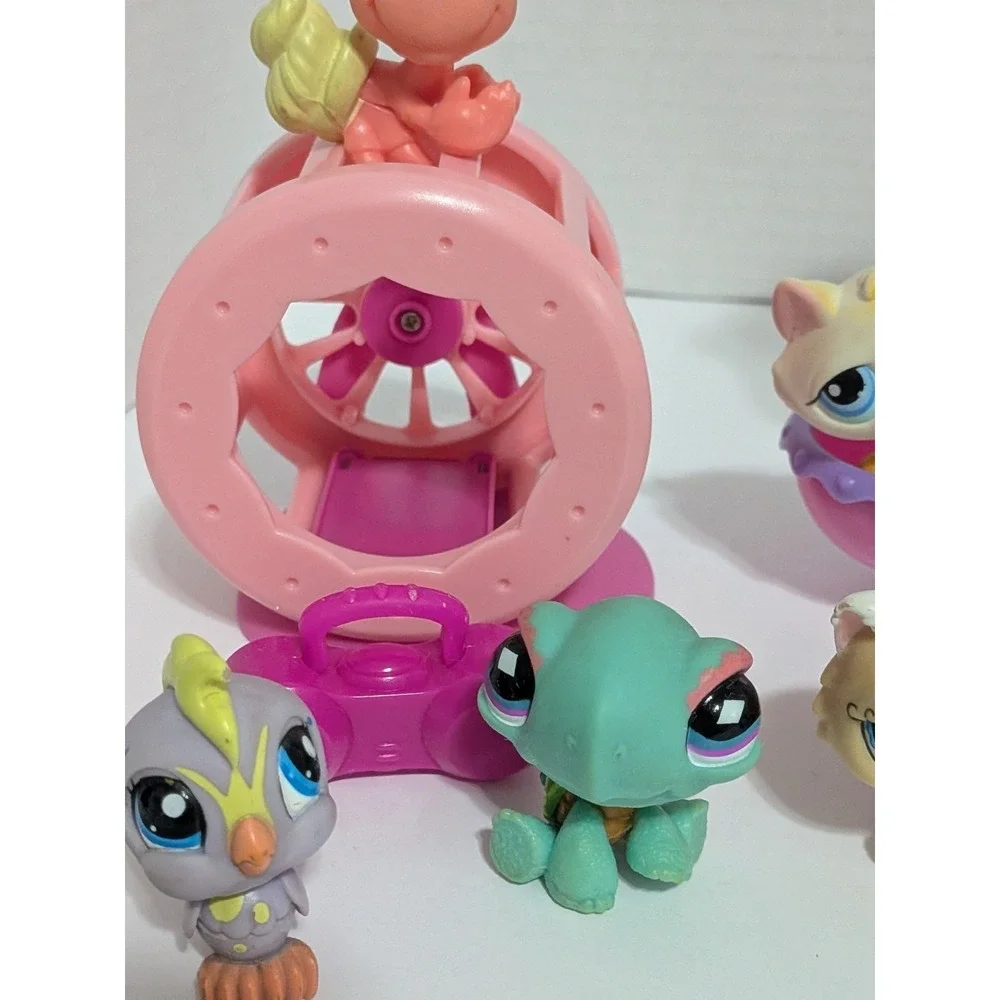 Littlest Pet Shop Lot Pets & Accessories Cats Dogs Bird Bugs Some Y2k  13 Lps